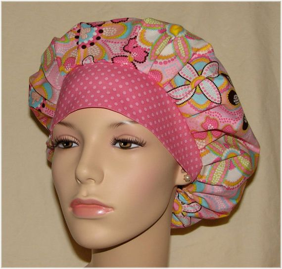 Poppy Bouffant Surgical Scrub Hat Pattern Scrub Hat Patterns