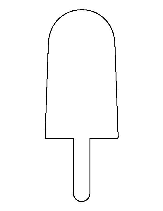Popsicle Pattern Use The Printable Outline For Crafts 