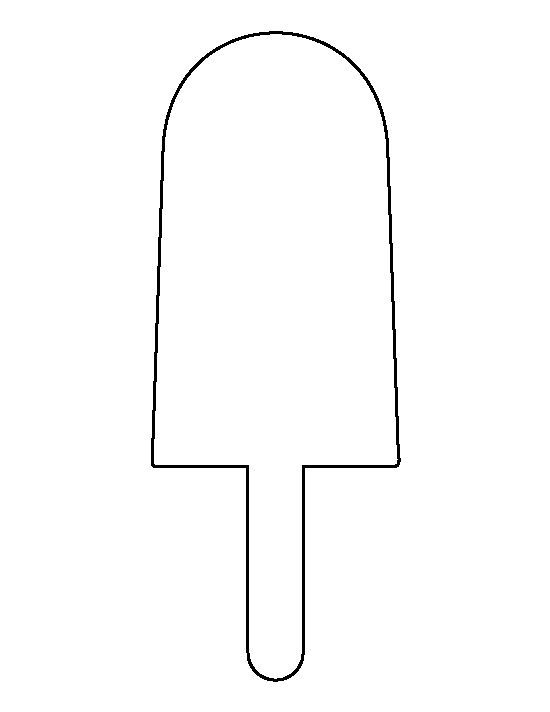 Popsicle Pattern Use The Printable Outline For Crafts 