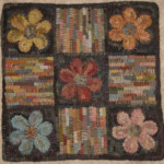 Primitive Rug Hooking Pattern Flowerbox