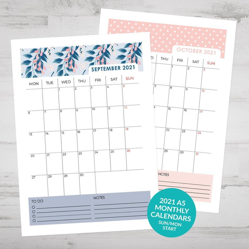 Printable 2025 Bullet Journal Calendar Monthly Calendars 