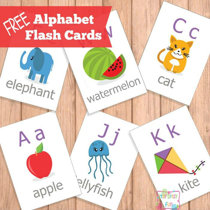 Printable Alphabet Flash Cards ABC Flashcards For Kids 