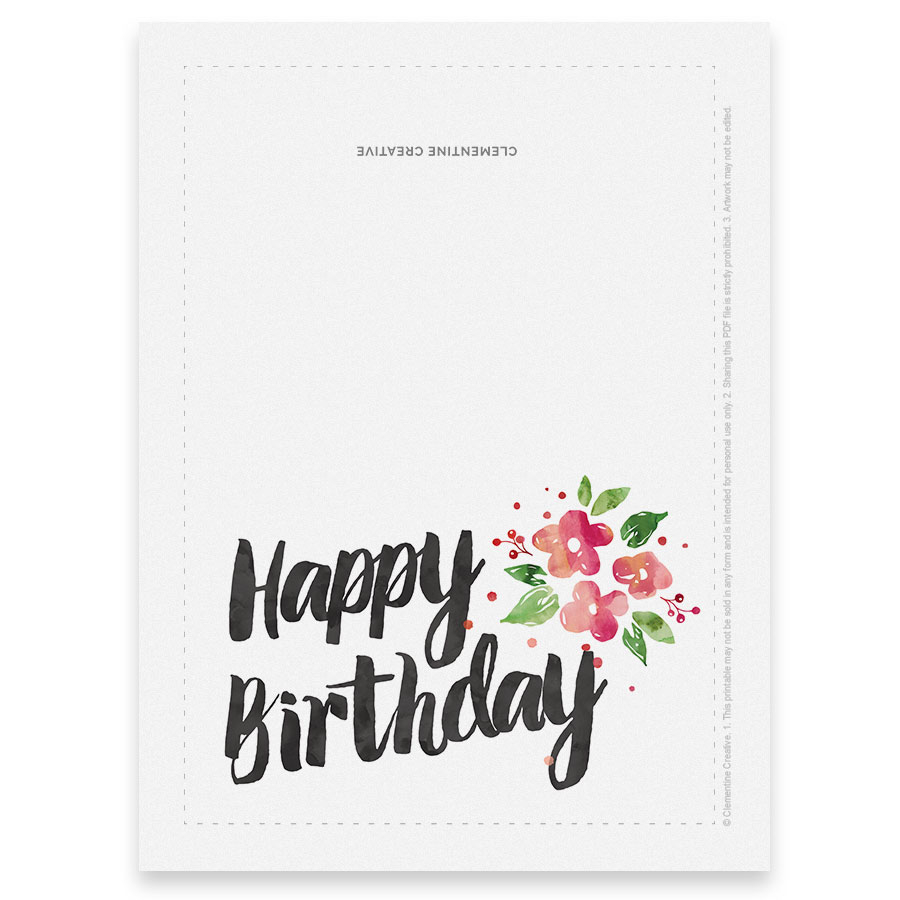 Foldable Free Printable Birthday Cards - FreePrintableTM.com ...