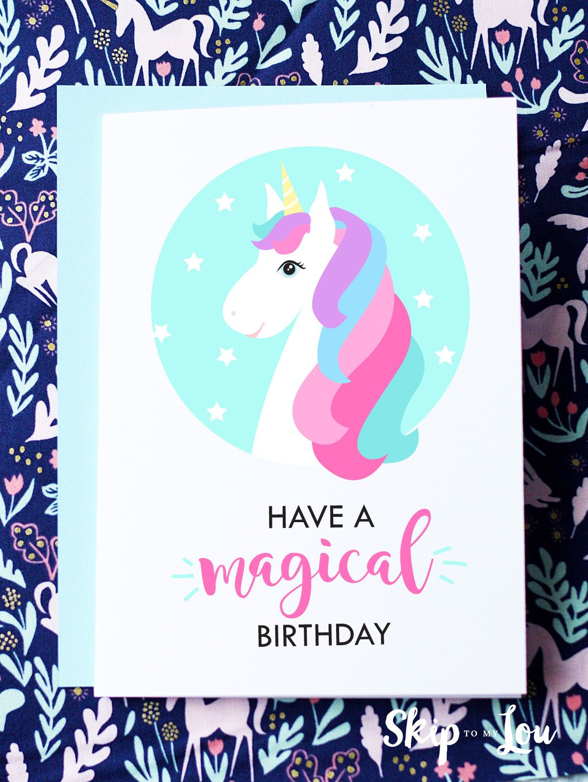 Printable Birthday Cards Skip To My Lou Free Printable 