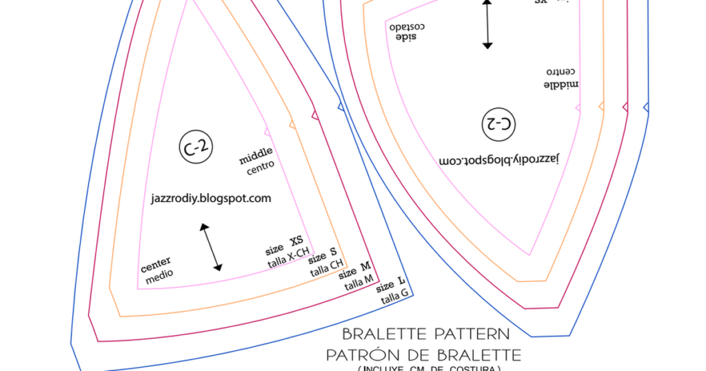 Printable Bralette Sewing Pattern