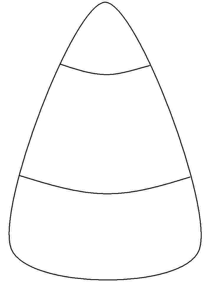Printable Candy Corn Coloring Pages 