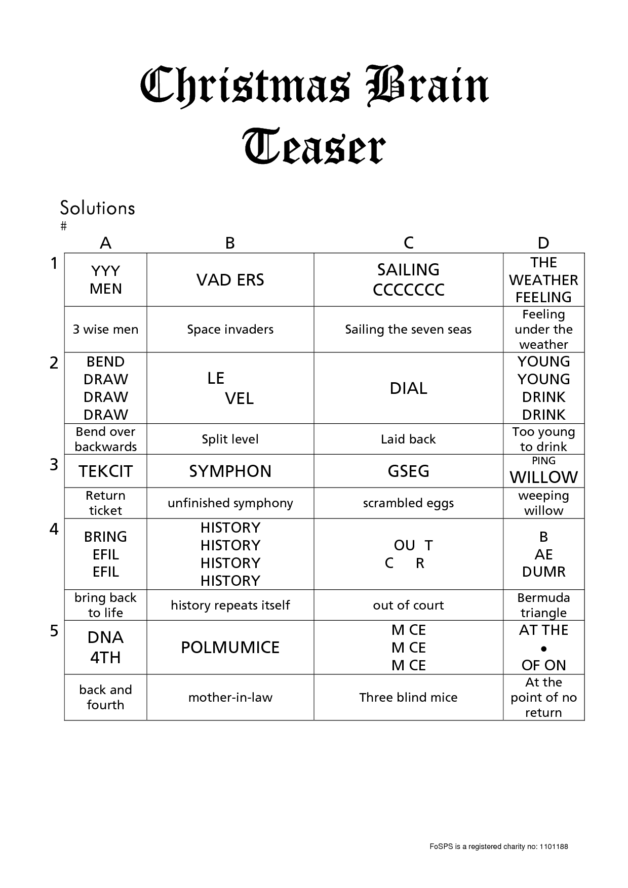 Printable Christmas Brain Teasers Great Ideas Chris 