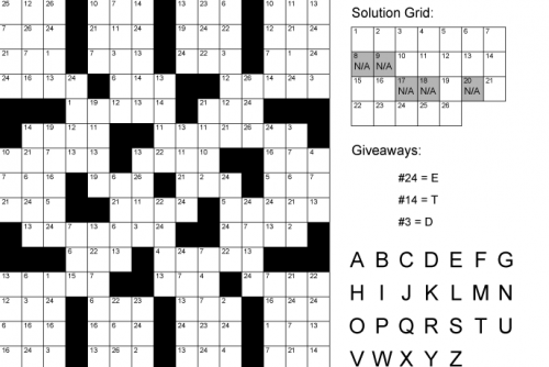 Printable Clueless Crosswords Puzzle Baron