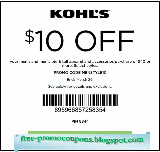 Printable Coupons 2025 Kohls Coupons