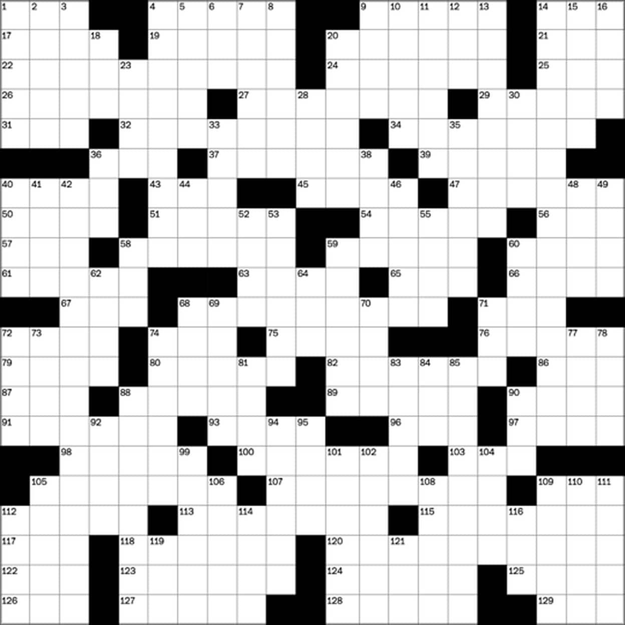 Printable Crossword Puzzle Washington Post Printable 