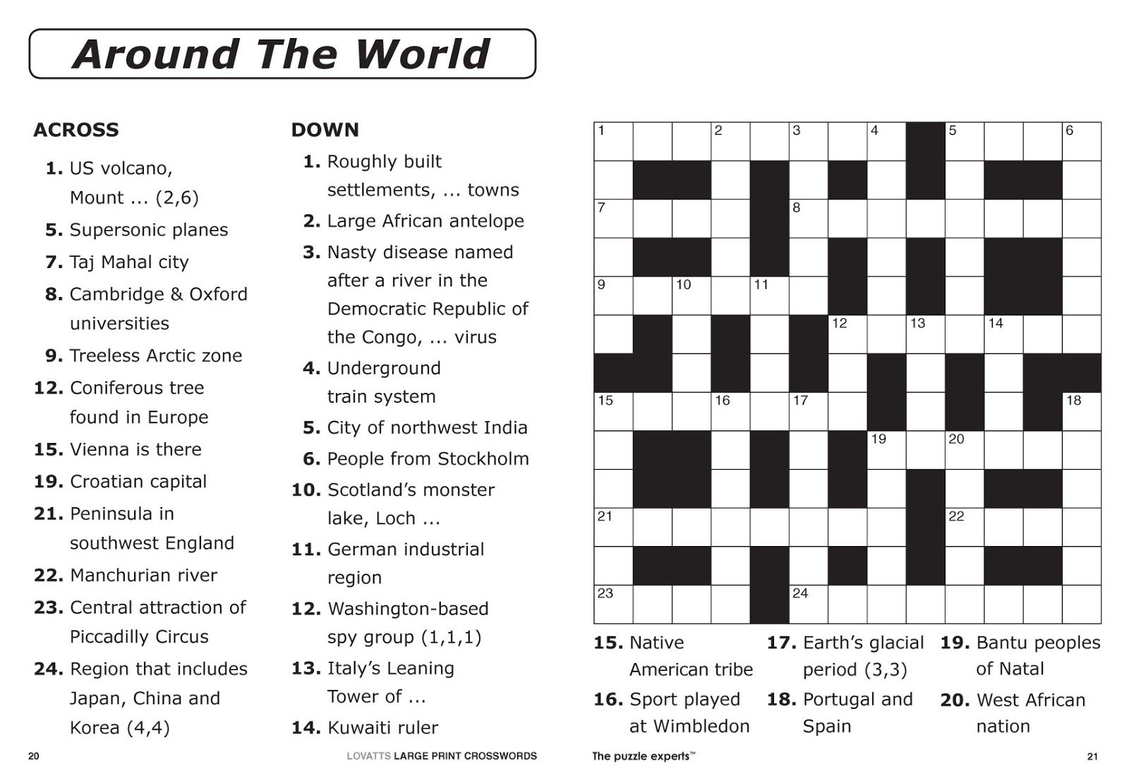 Printable Crosswords For Year 4 Printable Crossword Puzzles