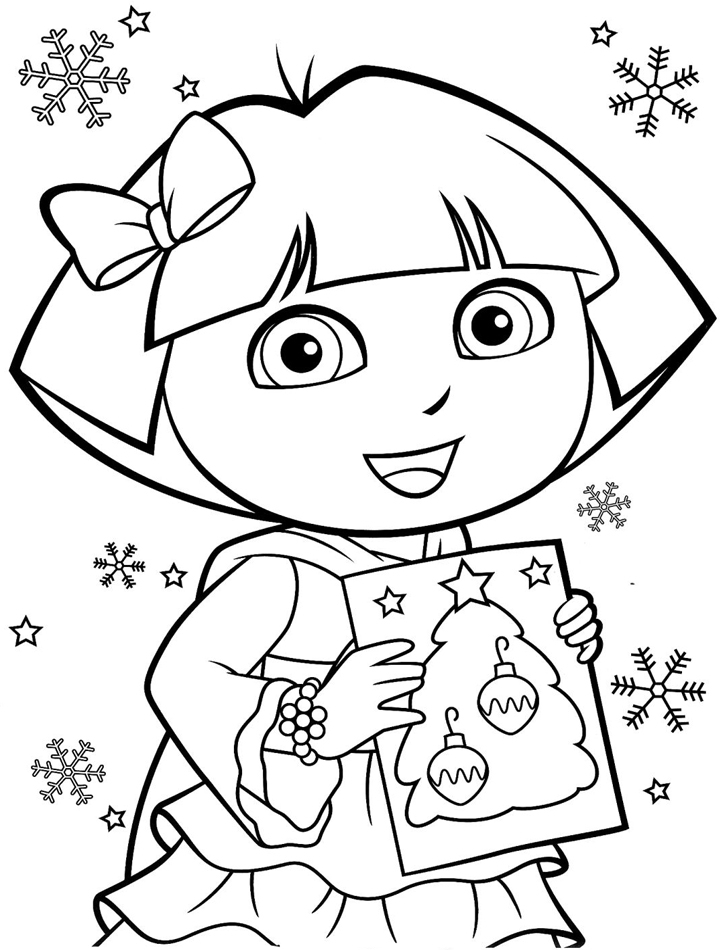 Printable Dora Coloring Pages Free Printable Coloring 