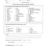 Printable Driver Vehicle Inspection Report Form Fill