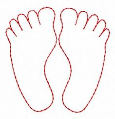 Printable Foot Pattern ClipArt Best