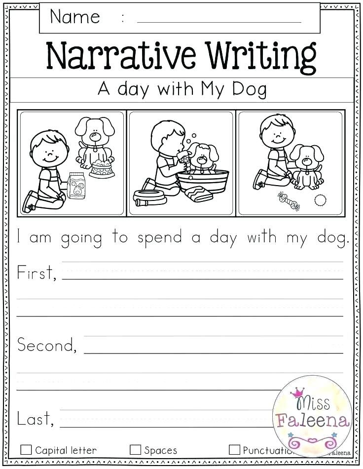 Printable Kindergarten Worksheets Free Writing Prompts 