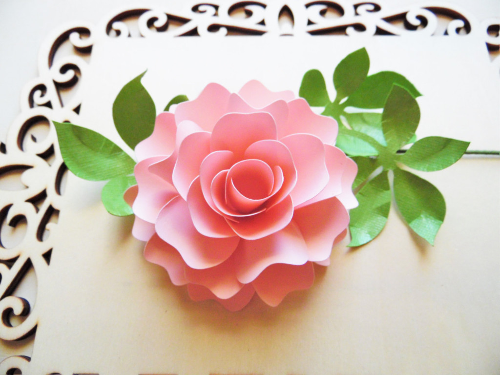 Printable Paper Rose Templates DIY Paper By CatchingColorFlies