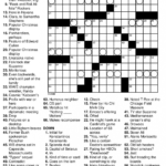 Printable Puzzles For Adults Printable Crossword Puzzles