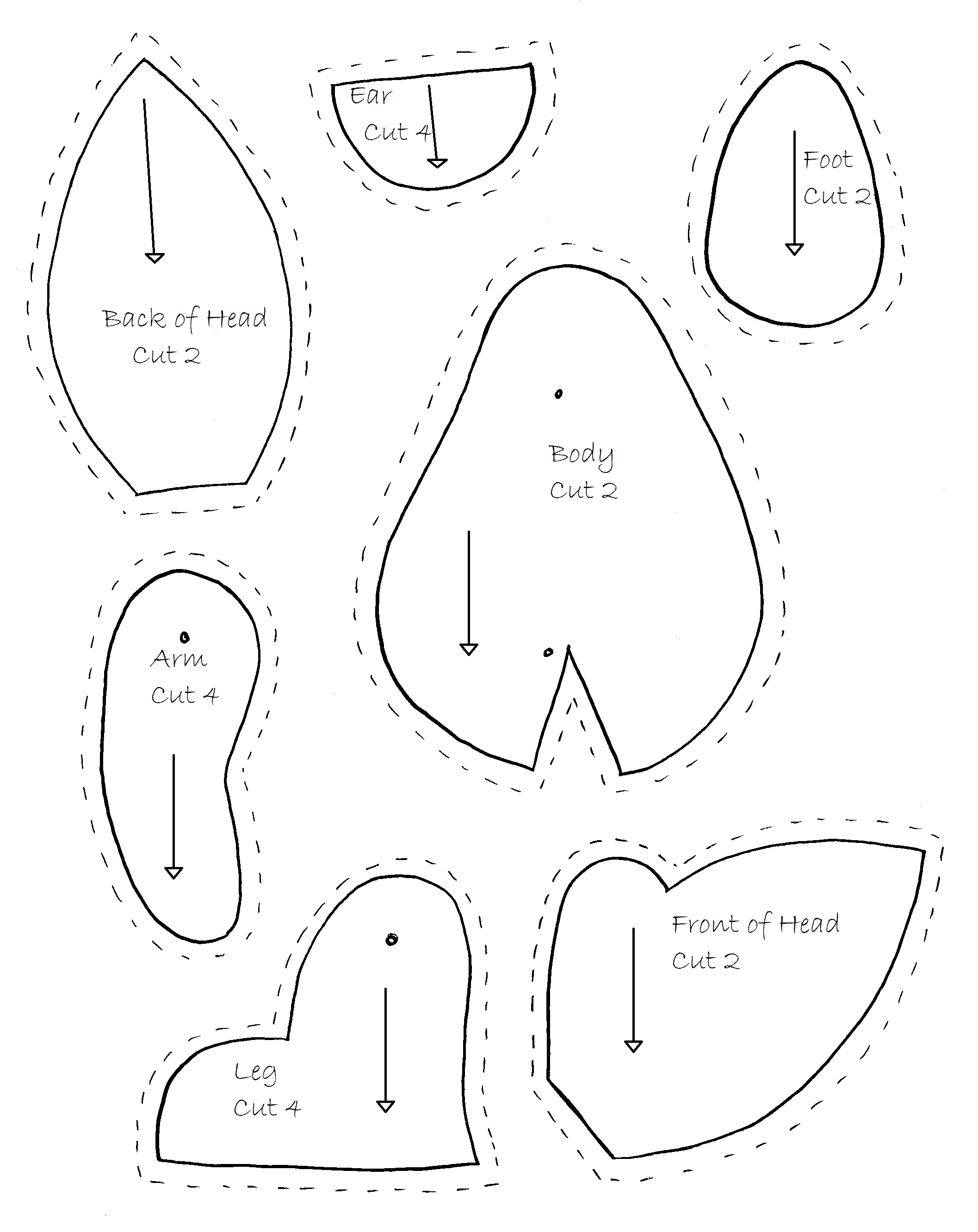 Printable Teddy Bear Pattern That Are Clean Jimmy Website