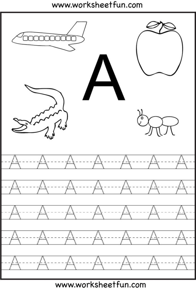 Printable Tracing Letters For 3 Year Olds