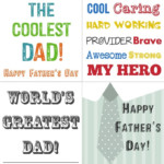 Printables For Kids Free Printable Father S Day Cards