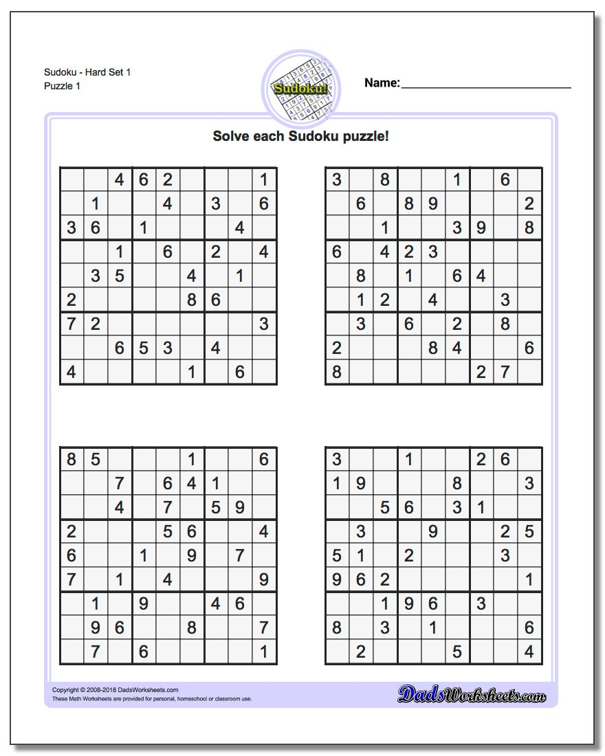 Puzzle Sudoku Printable Shop Fresh