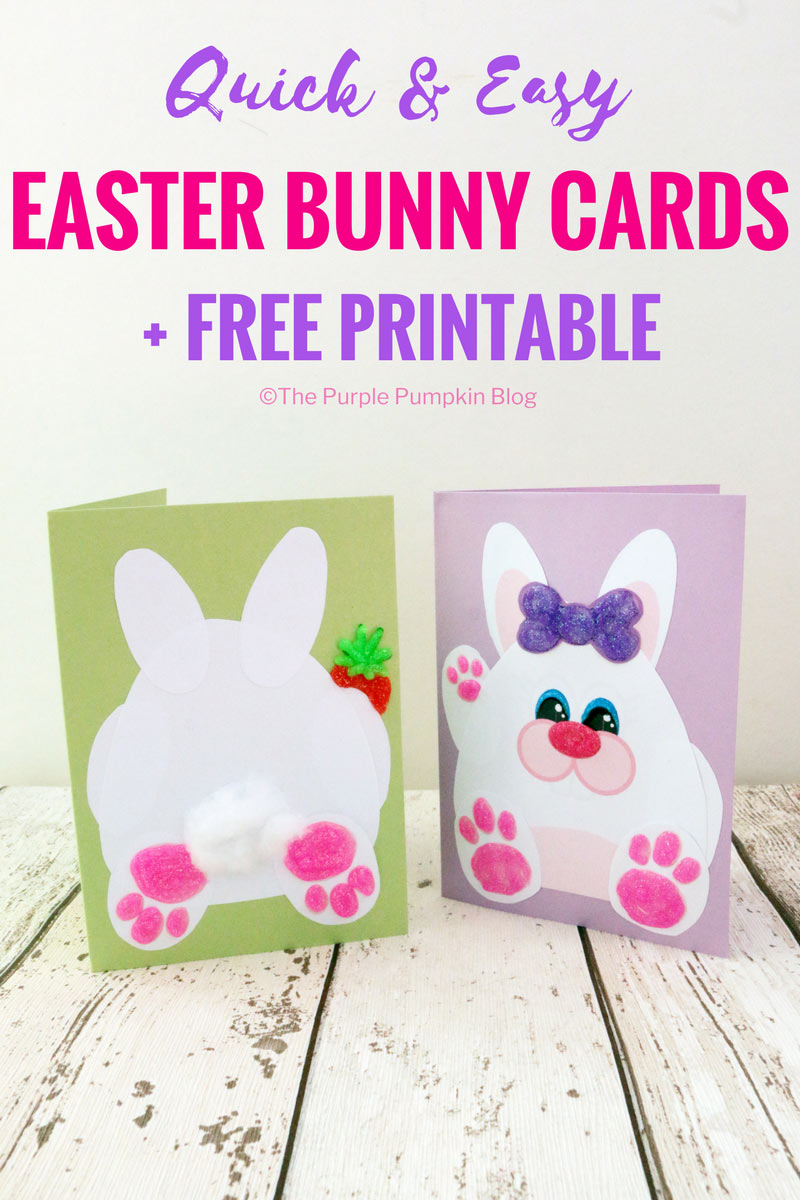 Quick Easy Easter Cards Free Printable 