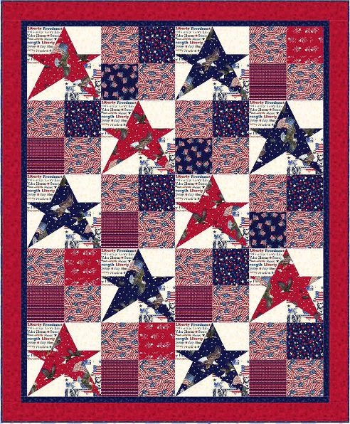 Quilt Inspiration Free Pattern Day Patriotic And Flag Quilts