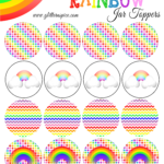Rainbow In A Jar Free Rainbow Printables Glitter N Spice