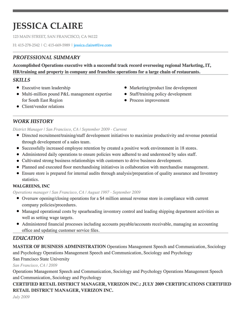 ResumeBuilder Create Your Online Resume In Minutes