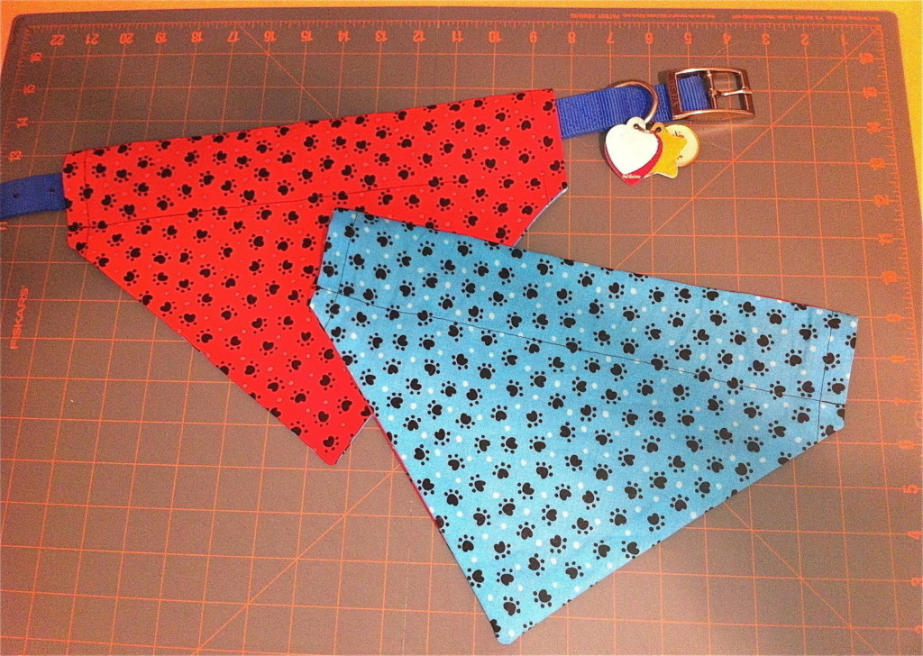 Reversible Over The Collar Dog Bandana How To Make A