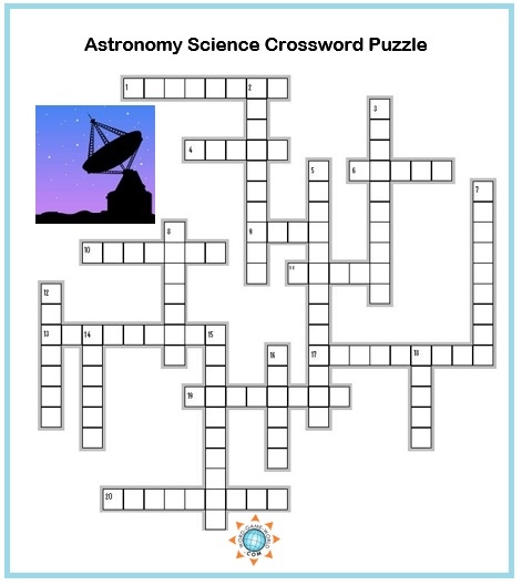 Science Crossword Puzzles Astronomy Terms