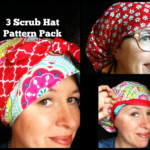 Scrub Hat Sewing Pattern Tutorial Diy Downloadable Pdf Make 3