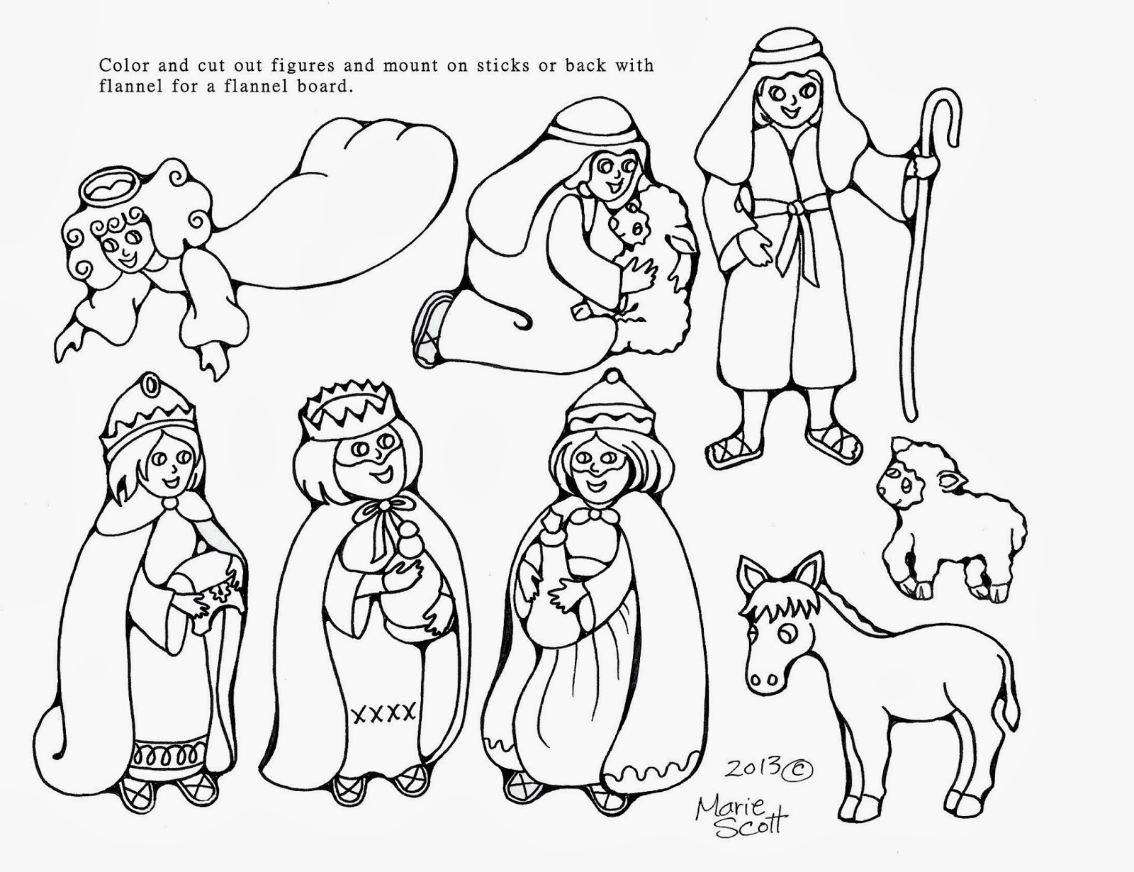 Search Results For Nativity Scene Patterns Cut Outs 