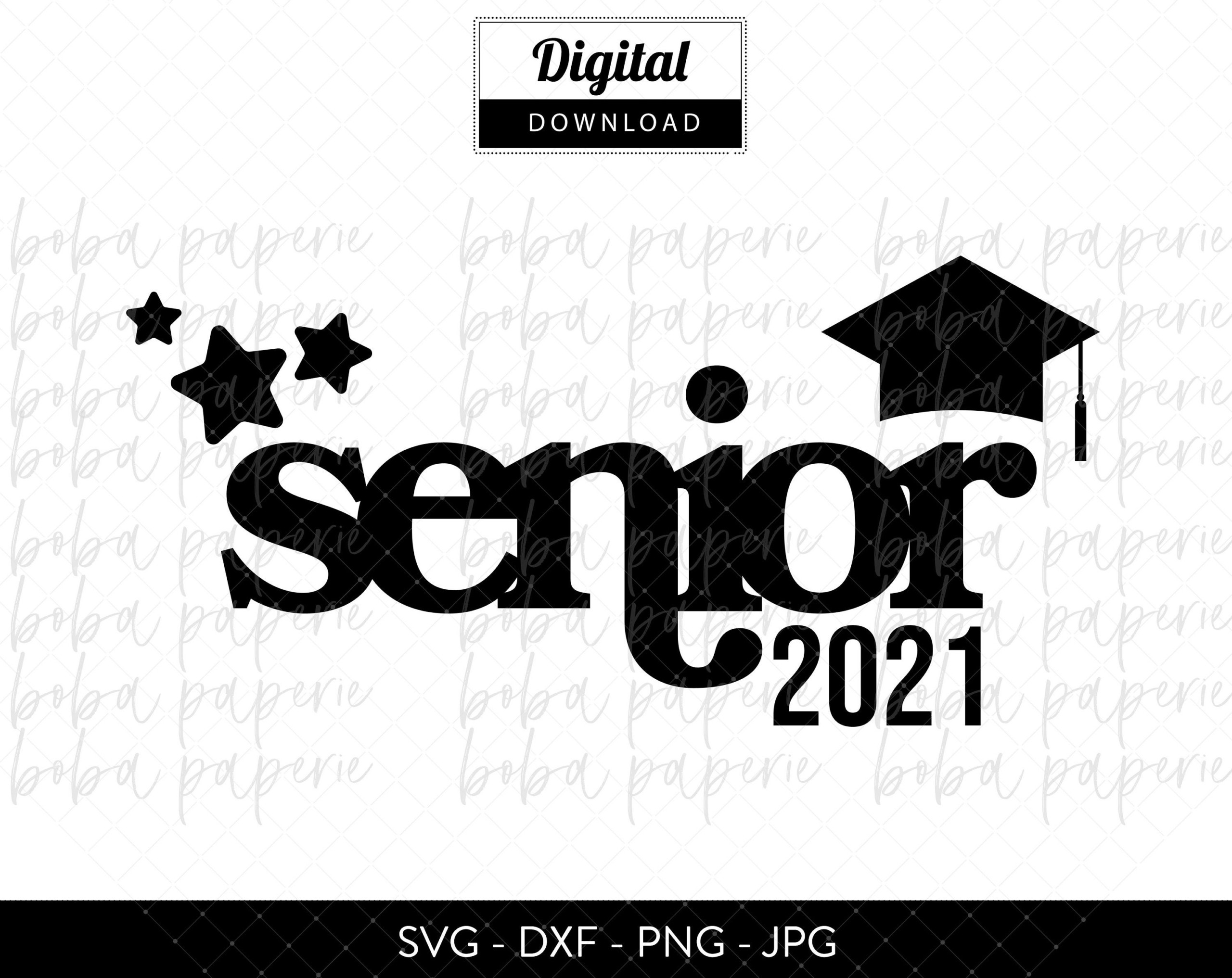 Senior 2025 SVG Graduation Svg Printable Cut File Etsy