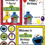 Sesame Street Party Printables