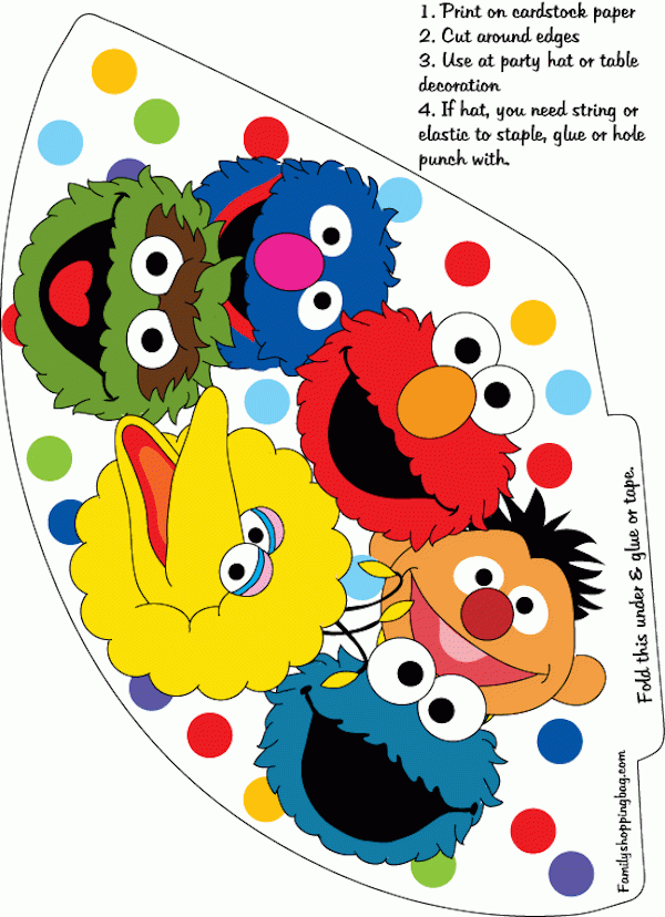 Sesame Street Party Printables