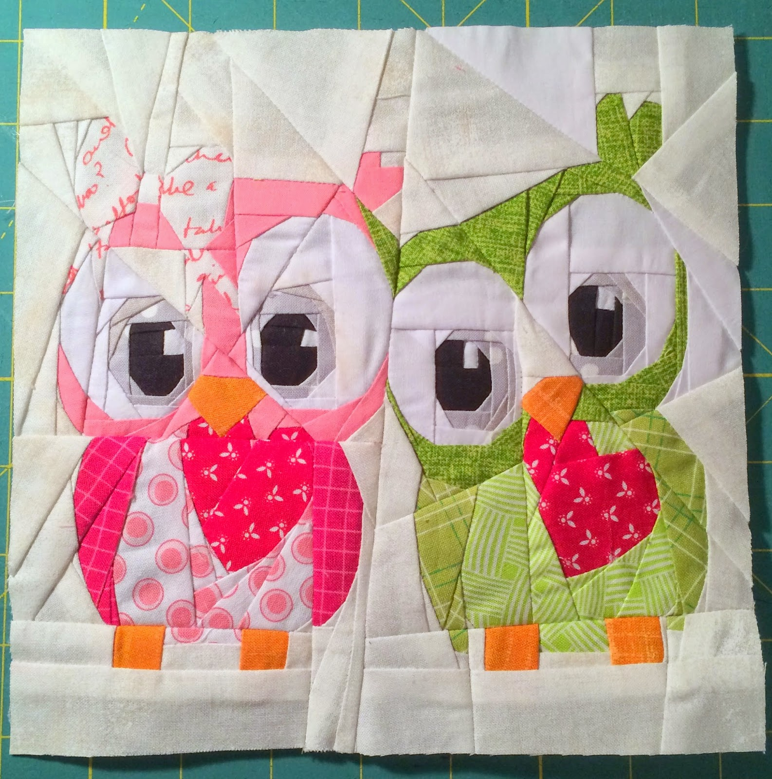 Sewing With Squeak Free Valentine Paper Pieced Pattern 2