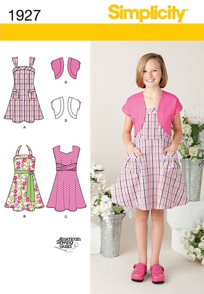 Simplicity 1927 Girl S Dresses