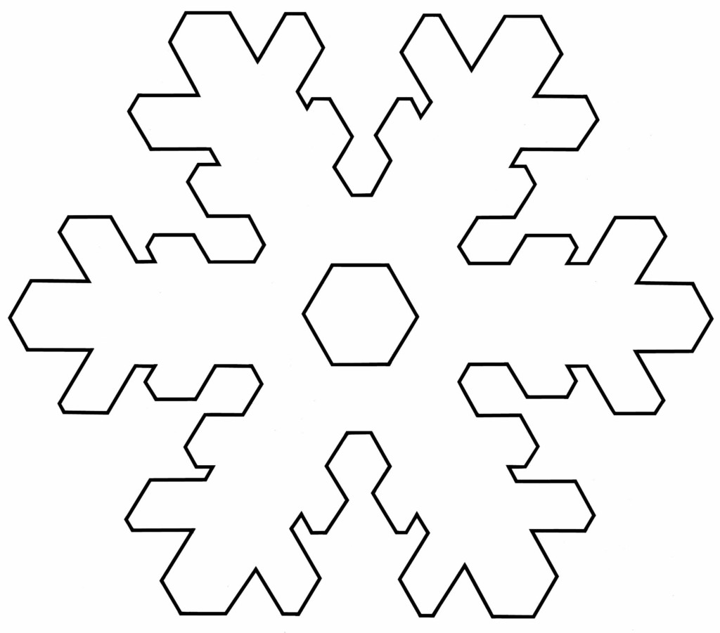Snowflake Templates Snowflake Template 1 Snowflake