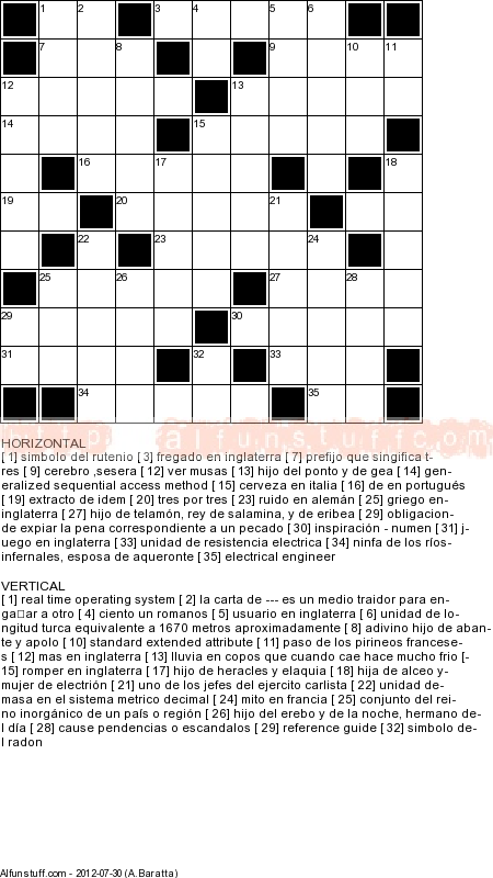 Spanish Crossword Puzzles Printable Spanish Games Spanish 