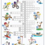 Sports Crossword Puzzle Worksheet Free ESL Printable