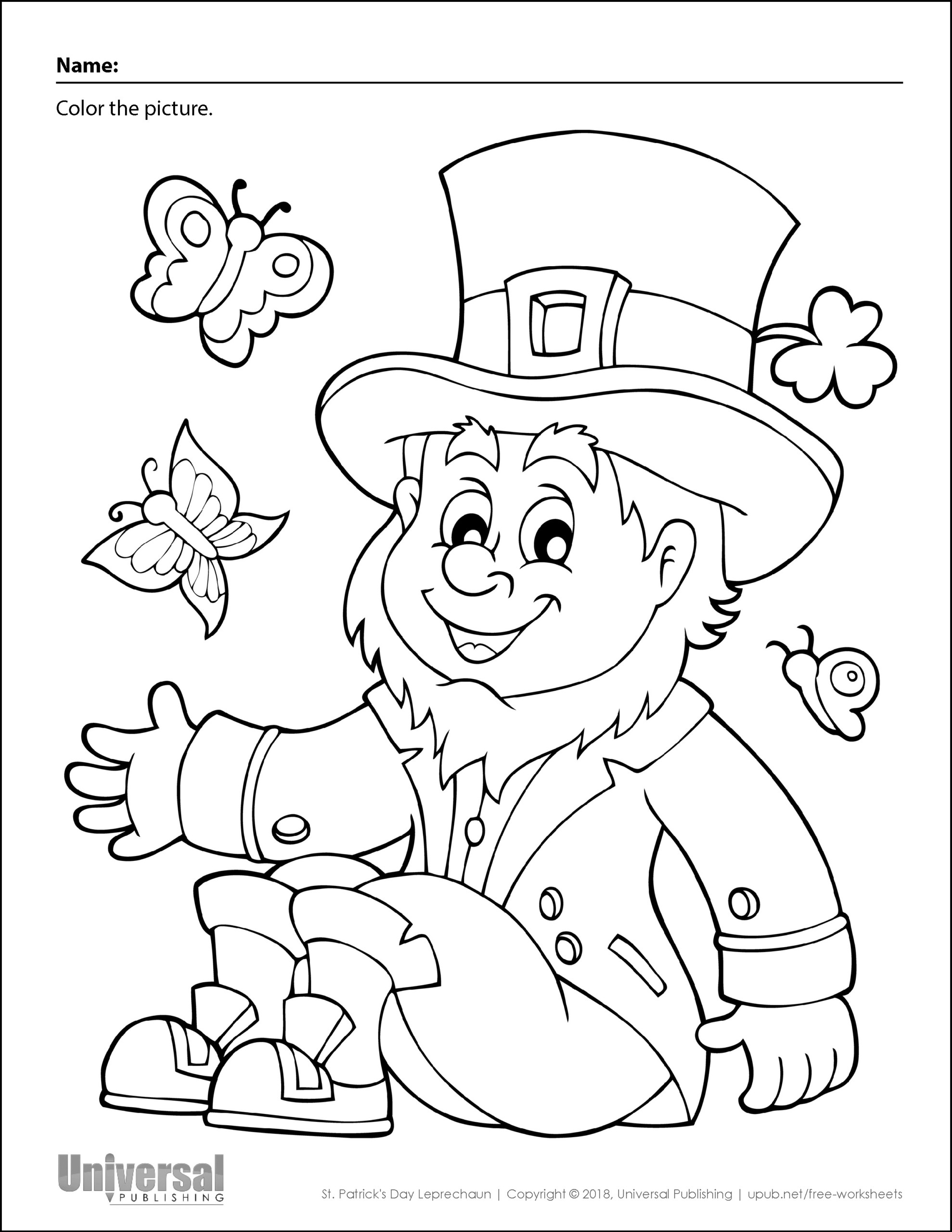 St Patrick s Day Free Printables Universal Publishing 