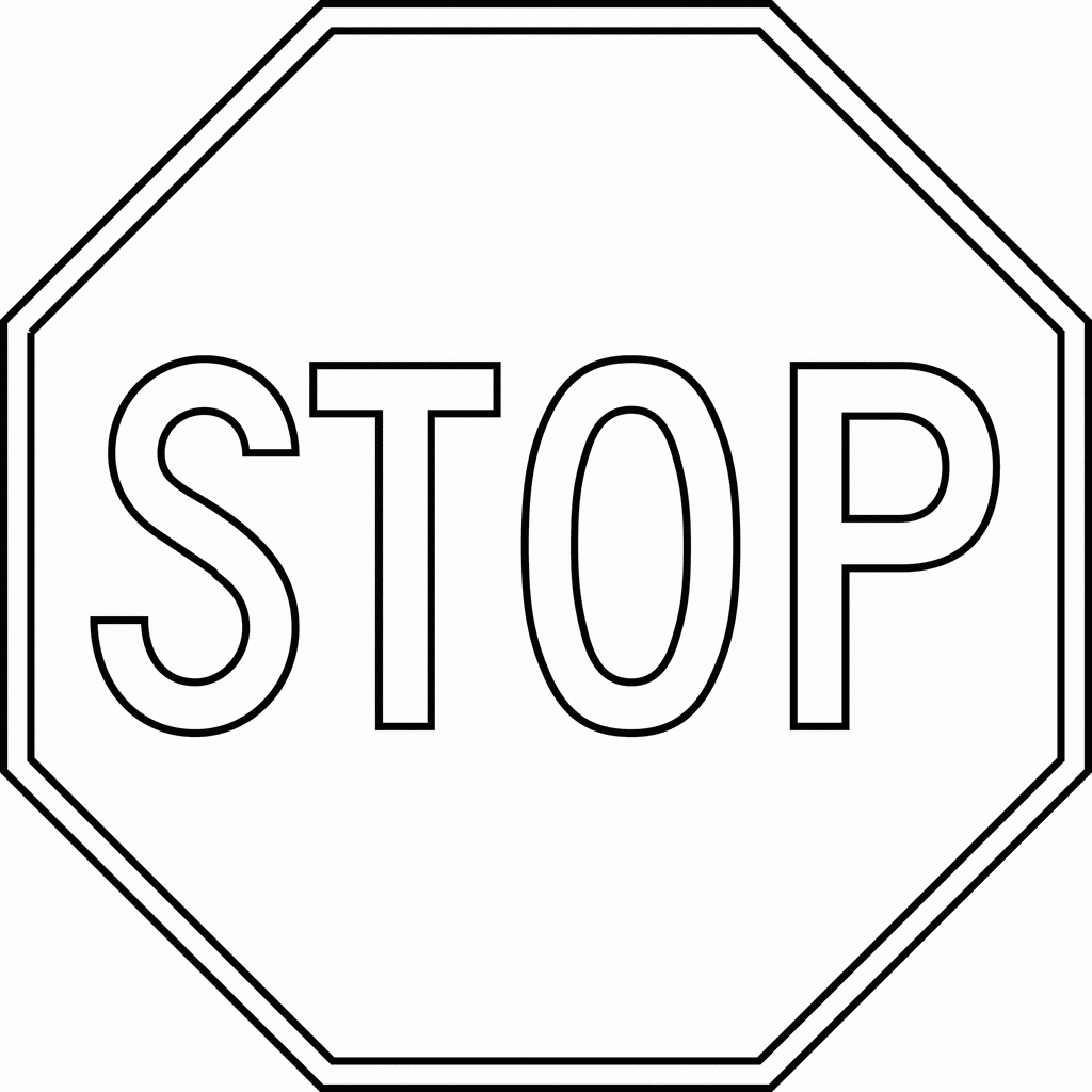 Stop Sign Template Printable ClipArt Best