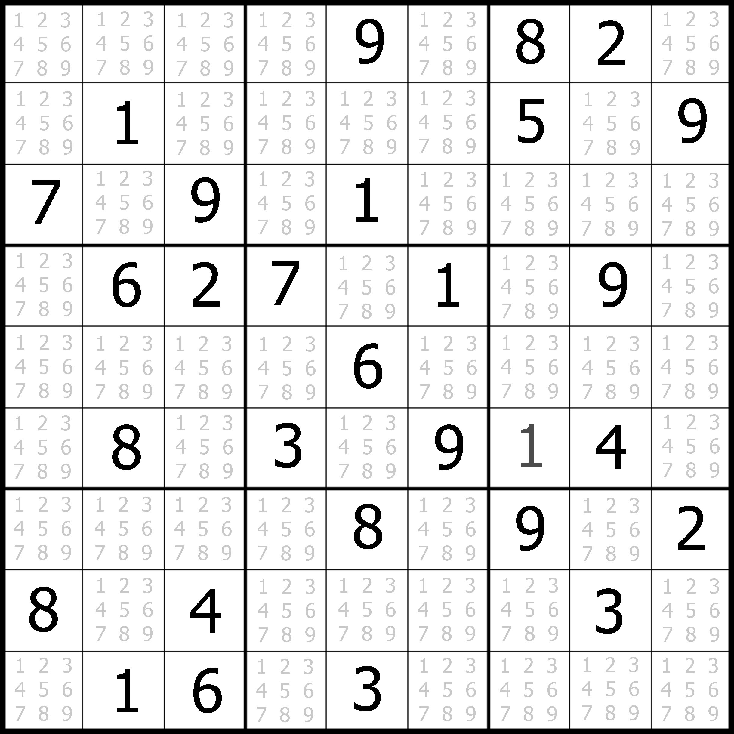 Sudoku Puzzler Free Printable Updated Sudoku Puzzles 