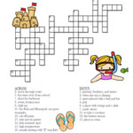 Summer Crossword Puzzle By Celebration Station TpT