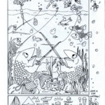 Summer Fun Hidden Picture Puzzle Coloring Page Hidden