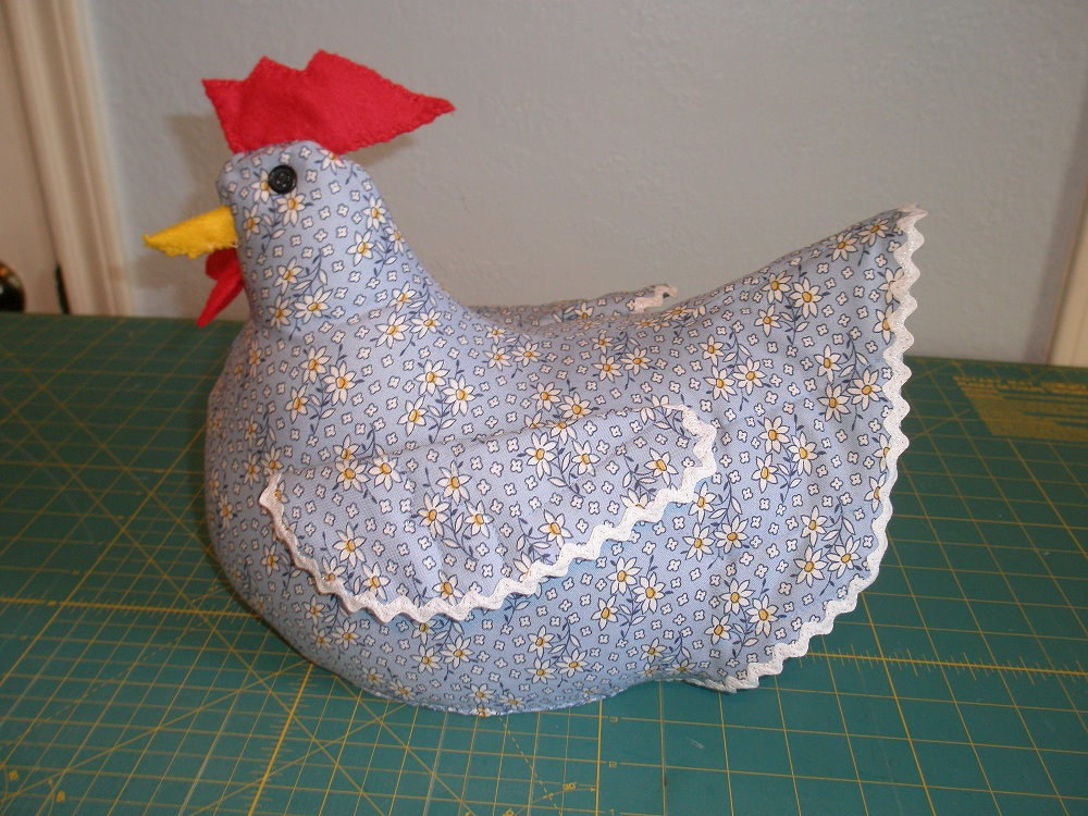 Susan Sews Chicken Doorstop Tutorial