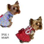 Suzi Que Dog Dress Pattern 1673 Small Medium Dog Clothes