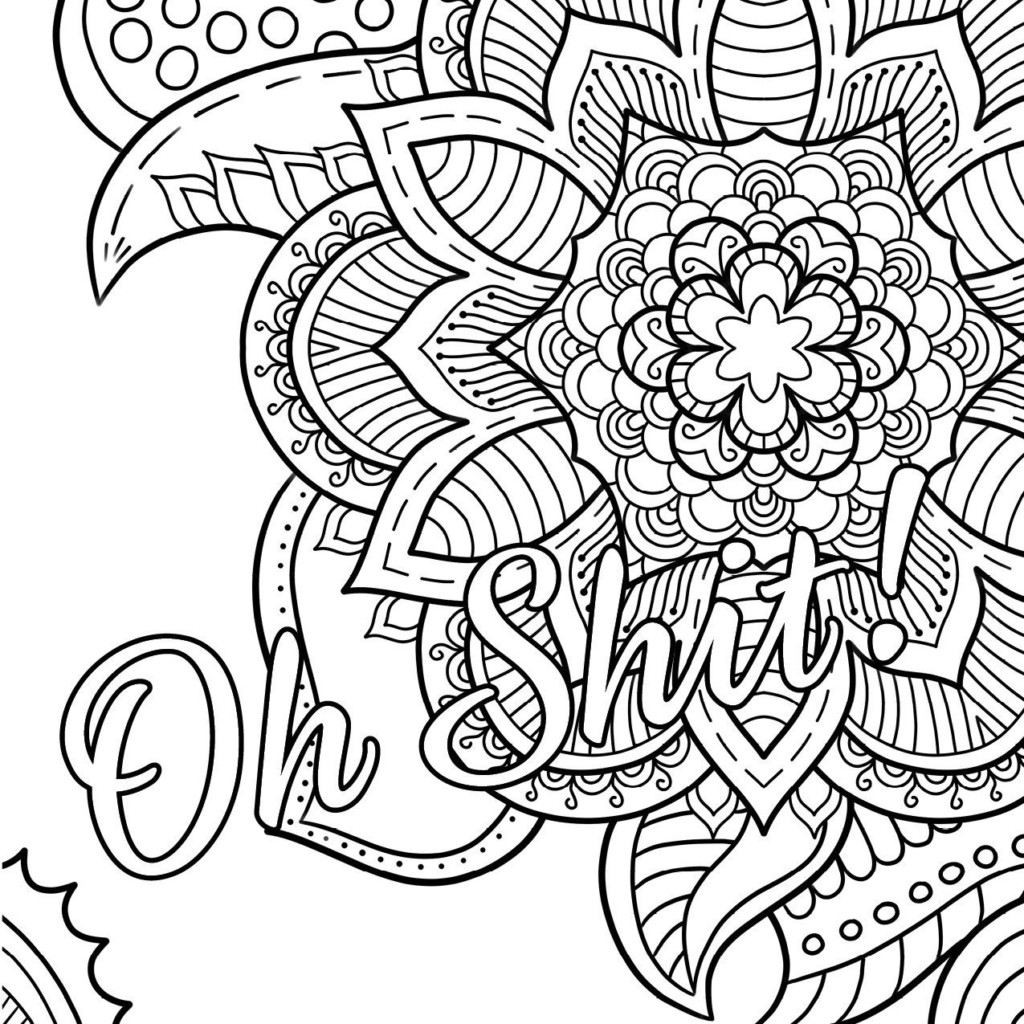Swear Word Coloring Book 2 Free Printable Coloring Pages