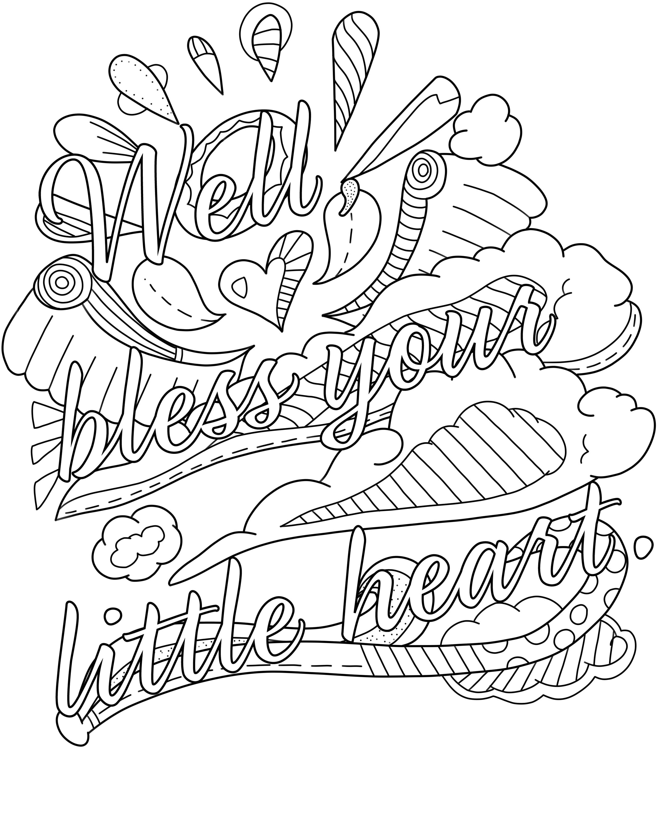 Swear Word Coloring Pages At GetColorings Free 